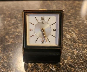 LeCoultre 8-Day Folding Travel Alarm Clock - Picture 1 of 3