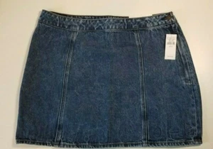 Gonna jeans donna blu American Eagle taglia 14 nuova con etichette 49,95€ - Foto 1 di 4