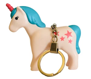 Playmobil Pink Star Unicorn 123 Keychain - 2 - 123 Box - Picture 1 of 4