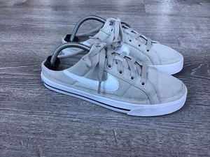 Nike Womens Court Legacy DB3970-201 Size 8.5 Taupe Slip On Mule Sneakers Shoes - Picture 1 of 12