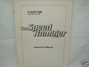 The Speed Rumbler Arcade Game Manual Original - Picture 1 of 1
