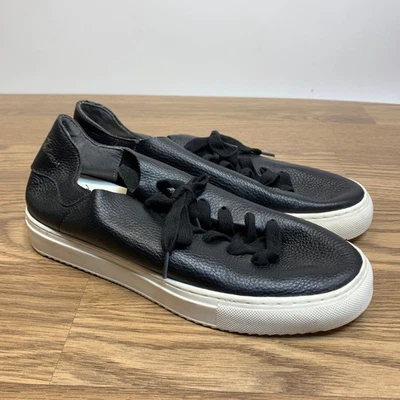 Sam Edelman Poppy Sneakers Womens 8.5 Black Leather Minimalist Street-style - Image 1 of 4