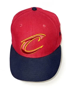 Cleveland Cavaliers NEW ERA Sz 7.5 Burgundy / Navy Fitted Cap Hat - Picture 1 of 6