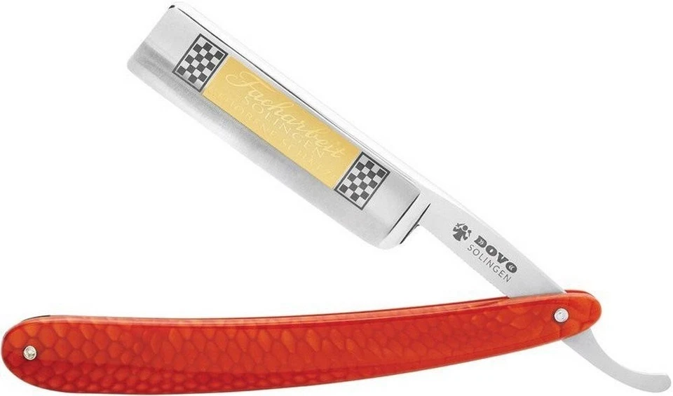 Maquinilla de afeitar recta Dovo Facharbe 0,75" escalas acrílicas Solingen Alemania - 136813315 Foto 1 de 1