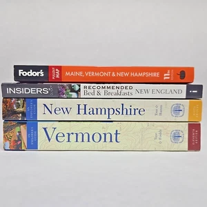 New England Travel Guides Explorer's Vermont New Hampshire Insider's B&B Fodor's - Foto 1 di 22