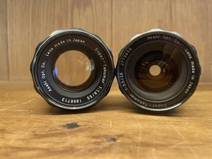 *2 Lens Set : Near Mint* Pentax Super Takumar 55mm F/1.8 & 28mm F/3.5 From Japan - Picture 1 of 23