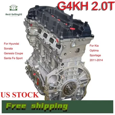 Conjunto de motor turbo para Hyundai Sonata Genesis cupé Kia Sportage G4KH 2.0T Foto 1 de 4