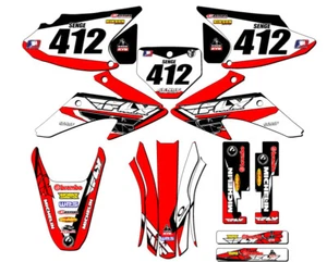 2008-2014 CRF 230 F 13 FLY Red Senge Graphics Kit Compatible with Honda - Picture 1 of 10