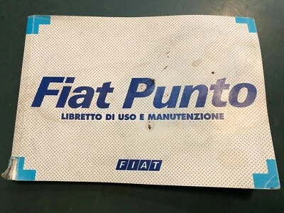 PUNTO Fiat Libretto Uso E Manutenzione Manuale Istruzioni 3ª Ed. VIII/1995 - Immagine 1 di 4