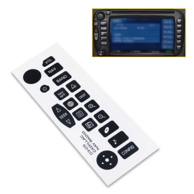 Fits 2003-2006 GMC YUKON CADILLAC ESCALADE NAVIGATION RADIO Button Repair Decals - Image 1 of 4