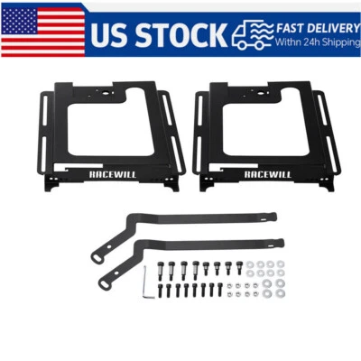 Bases de asiento inferiores y reclinables para Polaris RZR 800/900/1000/XP/Turbo S- 2 y 4 asientos Foto 1 de 4