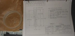 GLASS LENS OPTICAL OPTICS 13113 - Picture 1 of 2