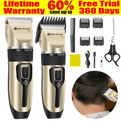 DAYPLUS Professional Cordless Hair Clippers Trimmers Set Barber Clippers for Men Cutter
