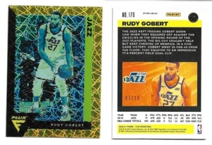 2020-21 Panini Flux Gold Laser Rudy Gobert #170 - serial number #03/10 - Picture 1 of 3