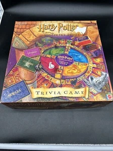 Harry Potter and the Sorcerer's Stone Trivia Board Game Mattel 2000 COMPLETE - Picture 1 of 6