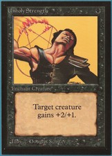 Unholy Strength Collectors' Edition - International NM CARD (219478) ABUGames