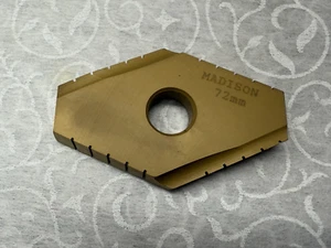 MADISON UTENSILI DA TAGLIO Duodex Vanga Inserti Indicizzabili 72mm T-15 HSS Serie V - Foto 1 di 5