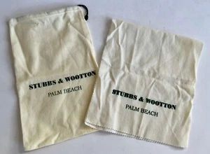 Stubbs & Wootton Staubbeutel 9 Zoll x 14,5 & Tuch Sehr guter Zustand - Bild 1 von 4