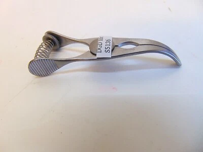 Abrazadera curva Bulldog Codman 37-1055 07 funciona bien S5136 Foto 1 de 4