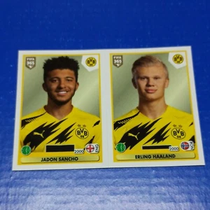 FIFA 365 2021 PANINI STICKER FIGURINA HAALAND SANCHO BLACK BACK N. 181 - Foto 1 di 1