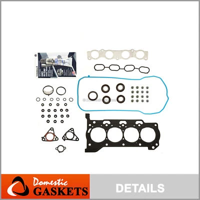 Fits 09-16 Toyota Corolla Matrix Scion xD Pontiac Vibe 1.8 Head Gasket Set 2ZRFE - Image 1 of 4