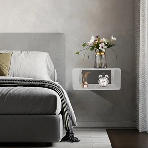 Mesita de noche de pared de acrílico estantería de noche flotante de acrílico - Imagen 1 de 13