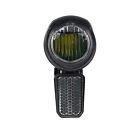 Headlight 1pc ABS Black EBike Electric Bicycle Front LED SM/waterproof