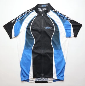 CIEGI FULL ZIP VINTAGE CYCLING JERSEY SHIRT TRIKOT MAGLIA TOP BLUE MEN'S L LARGE - Picture 1 of 11