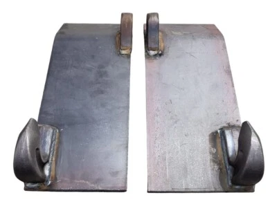 Koppelplatten gekantet Anschweißplatten Euro-Platten Koppelhaken Euro-Haken - Bild 1 von 4