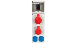 Construction switchboard 6 modules 1x16A 5P 400V, 1x32A 5P 400V, 2x16A 2P /T2UK - Picture 1 of 1