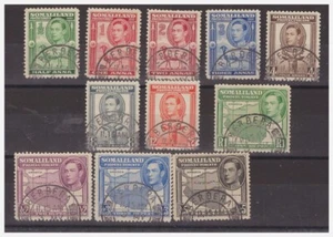 Somaliland - 1938 - SG93/104 Used Set - Missing 98 - Picture 1 of 1
