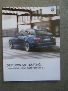 BMW 520i-550i,520d-535d +xDrive E61 Touring 9/2009 +Edition Katalog+Preise - Bild 1 von 9
