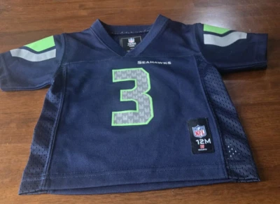 Camiseta NFL Seattle Seahawks Wilson 3 - Talla 12 meses Foto 1 de 4