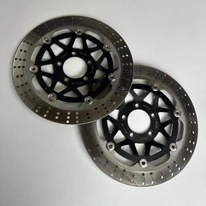Kawasaki ZX600 ZZR600 1999 Front brake disc rotors left right pair - Picture 1 of 9