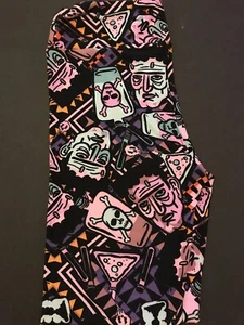 LuLaRoe Halloween Veneno Calavera Frankenstein Leggings Talla Única LLR - Imagen 1 de 3