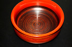 Natural wood hollowed out Lacquered Confectionery Bowl Yamanaka Lacquerwa Japan