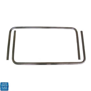 1971 71 Cutlass 442 Outer Grille Grill Moldings Mouldings U Shaped Pair - Picture 1 of 1