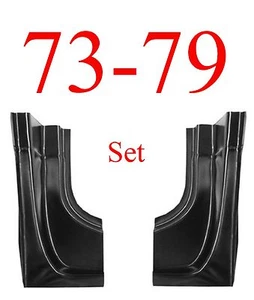 73 79 Juego de postes de puerta trasera Ford, cabina regular, camioneta, F150 F250 F350 78 79 Bronco - Imagen 1 de 3