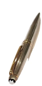 Penna a sfera Montblanc Meisterstuck argento 925 Stød Germania MG130160 METALLO 2 - Foto 1 di 17