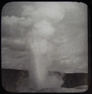 Glas Magic Laterne Dia TIKITERE NO7 C1890 FOTO NEUSEELAND - Bild 1 von 2