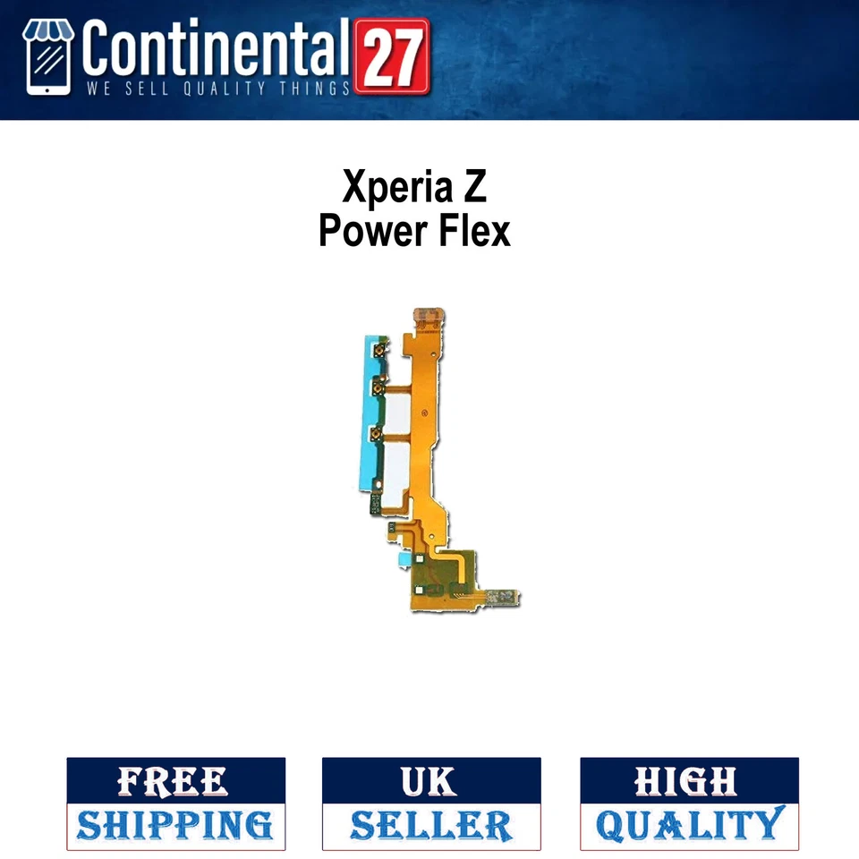 Repuesto de micrófono de motor con botón de volumen ascendente Power Flex para Sony Xperia Z Foto 1 de 1