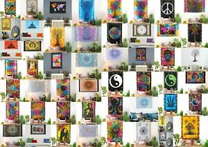 Wholesale Lot Bulk Hippie Indian Cotton Mandala Wall Hanging Tapestry Poster Art