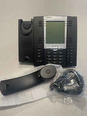 Aastra 6737i VOIP IP Charcoal 37i Phone A6737-0131-10-01 Gigabit GIG E Warranty - Image 1 of 4
