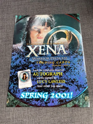 Xena - Warrior Princess - Rittenhouse - Original  A4 Flyer / Sell Sheet /Poster - Image 1 of 2