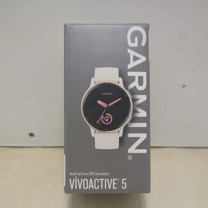 Garmin vívoactive 5 Health and Fitness GPS Smartwatch AMOLED Display Ivory NEW - Photo 1 sur 5