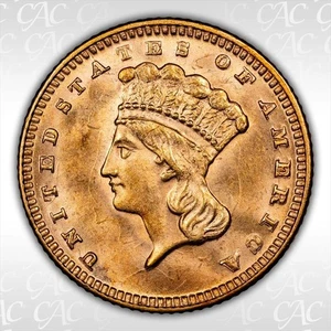 1889 G$1 CACG MS 64 - Imagen 1 de 3