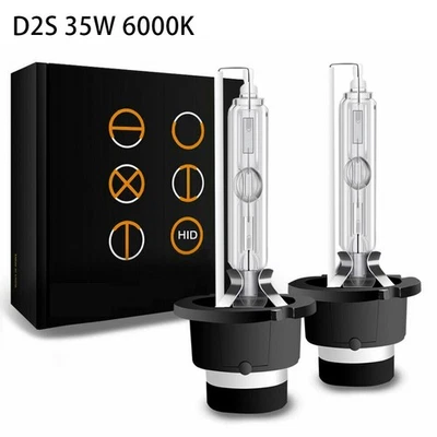 Headlight Bulb Xenon Lamp HID IP68 LED Light Lo/hi Beam Pair Replacement Vehicle - Image 1 of 4