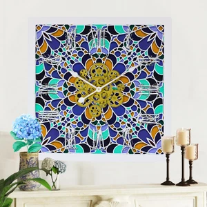 The Gears Clock ITALY LINE WALL CLOCK SQUARE 24 INCH TRAMONTI - Picture 1 of 12