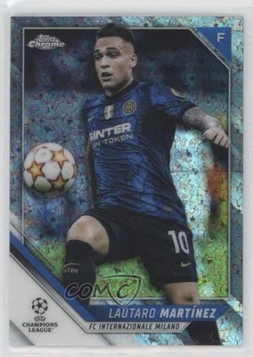 2021 Chrome UCL Silver Mini-Diamond Refractor /275 Lautaro Martinez Martínez #30 - Image 1 of 2