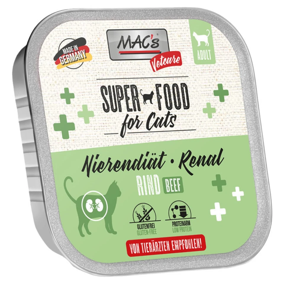 MACs Vetcare Nierendiät mit Rind 100 g - 16 Stück, UVP 20,00 EUR, NEU - Bild 1 von 1